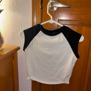 Black and White Baby Tee